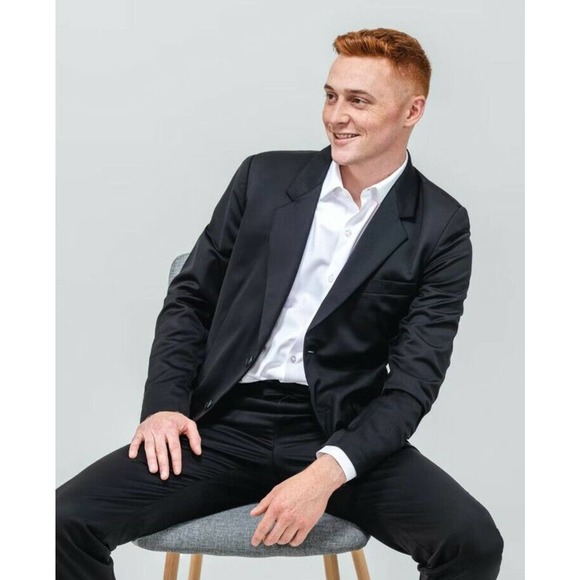 Ministry Of Supply New Men's Velocity Merino Suit Jacket Size 38 Black.